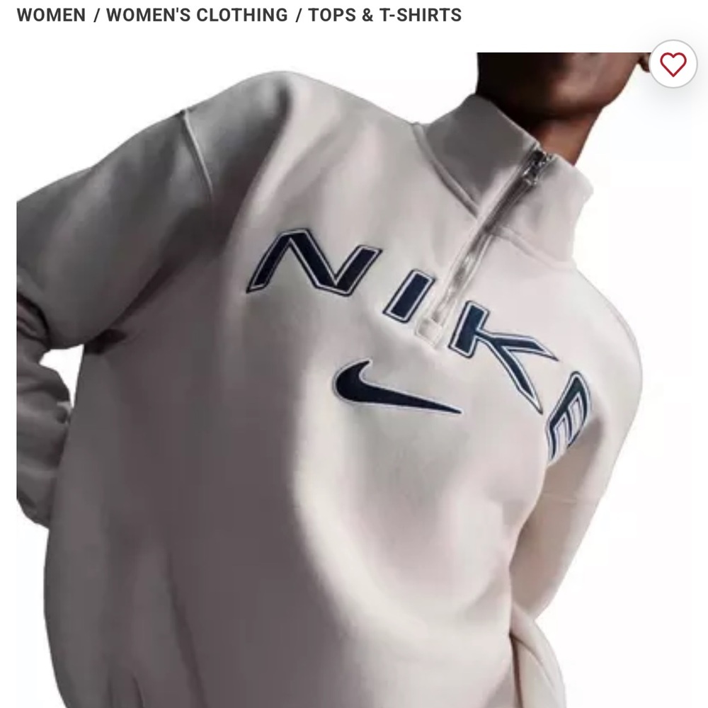 Nike Phoenix Fleece 1/4 Zip NWT - Picture 5 of 5